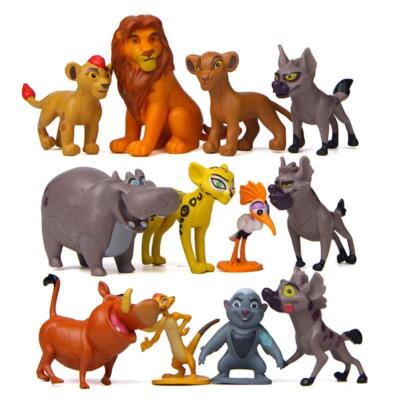 12 Stück Simba Löwe Tier Action Figuren Set PVC Figuren Puppe Spielzeug für Kinder Geschenk