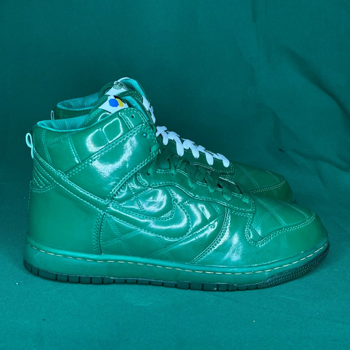 Nike Dunk High Beijing Olympic (321762-331) Green Enamel Size 8 US Sneaker