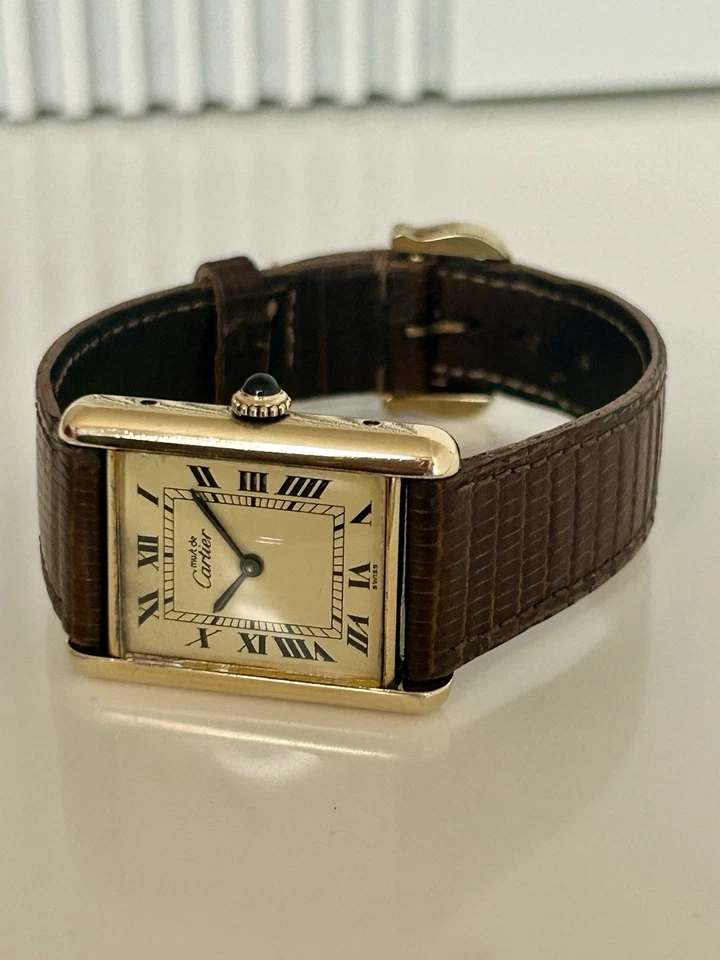 Cartier Tank Roman Dial *Handaufzug* 23x31 - Bild 2 von 4