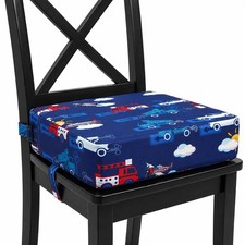 HZOLCIGY Toddler Booster Seat for Kitchen Chair and Dining Table - Blue Fir...