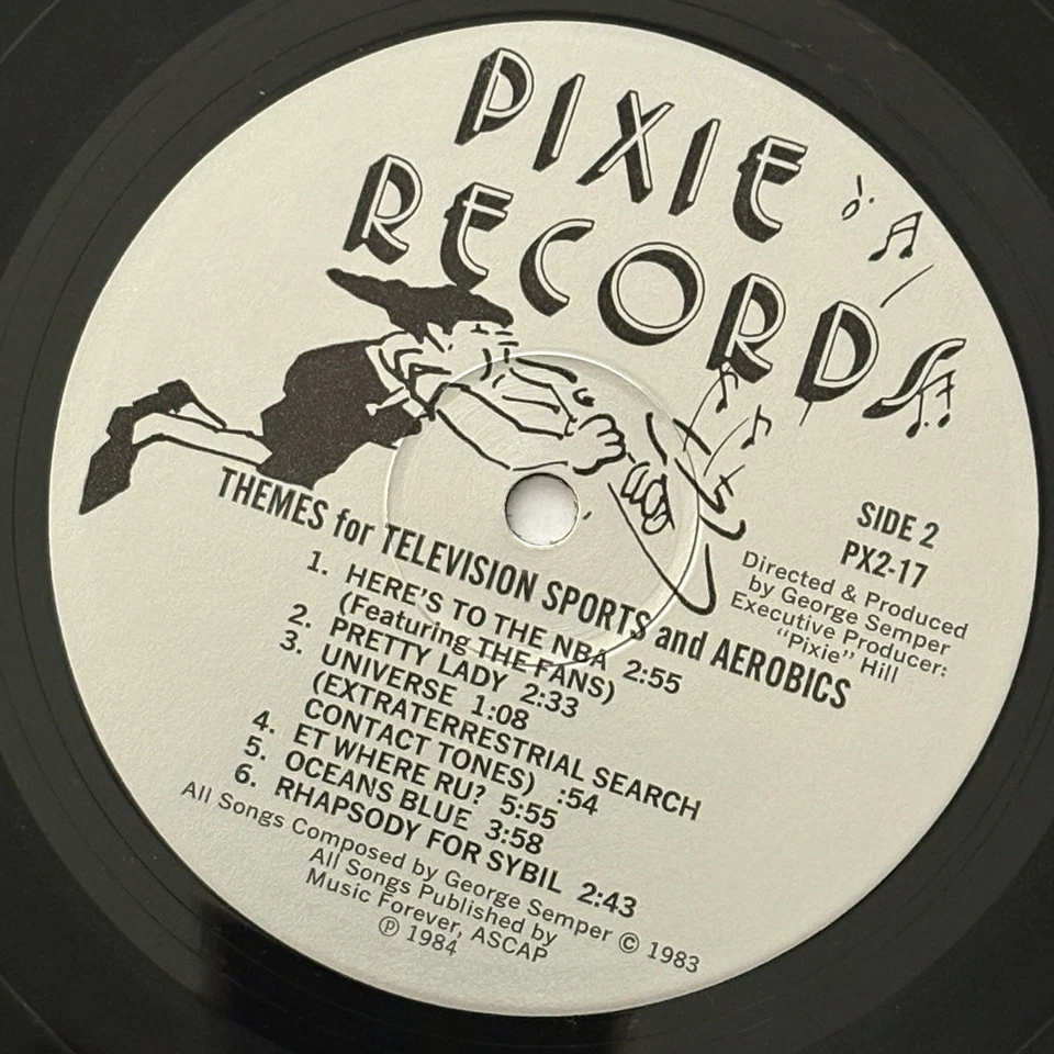 George Semper Themes Sports TV Aerobics NM Insert Library Soul Funk Raiders Beat - Image 3 of 4