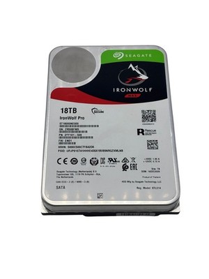 Seagate ST18000NE000 Ironwolf Pro 18TB 7.2K SATA 6G 3.5 Hard Drive''