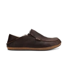 Olukai Men's Moloa Slipper - Dark Wood NWB