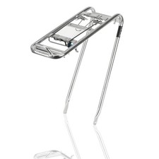 XLC Fahrrad Gepäckträger Carry More Chromoptik Retro 26/28" Transport Rückseite