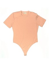 WAYF Women Orange Bodysuit M