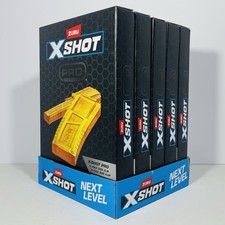 New Zuru X-Shot X Shot Pro, 1 Half Clip And 1 Full Clip Clips Only LOT OF 5