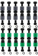 48 Pcs Garden Hose Quick Connector 3/4 Inch Plastic Water Hose Quick Connector