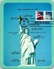 Dr Jim Stamps Maximum Card American Flag Statue Of Liberty Forever Combo Fdc