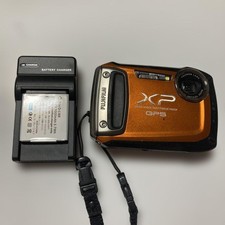 FUJIFILM XP140 Blue 25m Waterproof 1.8m Shockproof 4K Camera 2x Battery Charger