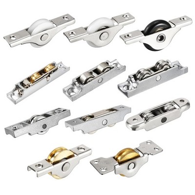 Nylon Wheel/ Steel Electroplating Double Wheel Sliding Door Window Pulley