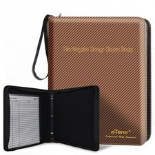 eTone Acid-free Binder Photo Storage Zipper Album For 120 35mm 4x5 Film Pages