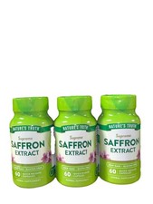 3X Saffron Extract Nature's TruthCapsules . Non GMO Gluten Free Exp 01/31/27 