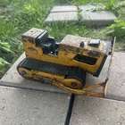 Tonka T-6 Dozer Pressed Steel Toy Vehicle Yellow/Black Vintage Bulldozer