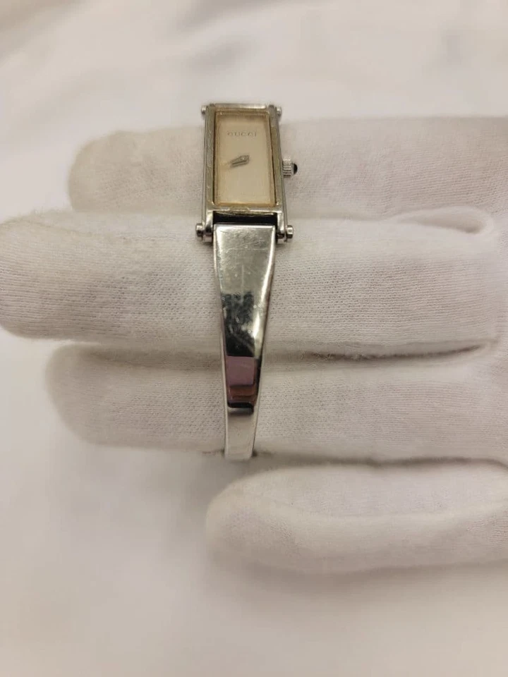 Orologio donna GUCCI 1500L analogico quadrante quarzo funzionante acciaio... - Immagine 3 di 4