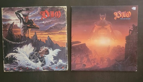 DIO 2 VINYL LOT LAST IN LINE AND HOLY DIVER