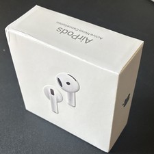 Apple AirPods 4th Generation Noise Cancelling Bluetooth Earbuds White