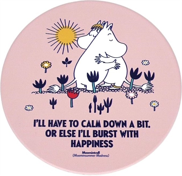 Coaster Single Ceramic - Moomin (Hug) by HALF MOON BAY (General merchandise)