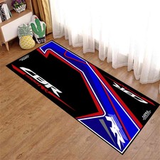 For Honda Cbr1000rr Motorcycle Garage Mat Carpet Mat Rug 220x80cm Tpr Anti-slip