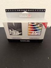Lexmark No. 34 / 35 Twin pack Black And Color High Yield Ink Cartridges Sealed