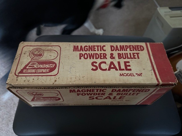 Bonanza Vintage powder & bullet scale Model M | eBay UK