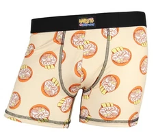 Naruto Shippuden Boxers Men's Ichiraku Ramen Noodle Soup Boxer Briefs Underwear
