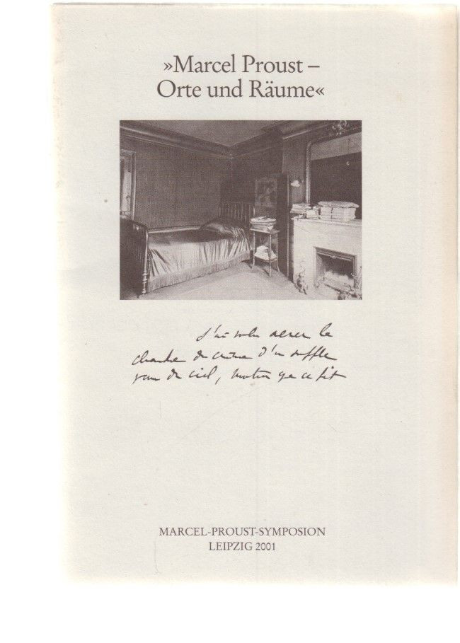 Explore Marcel Proust’s Places and Spaces in the July 5-8 Symposium Program Booklet