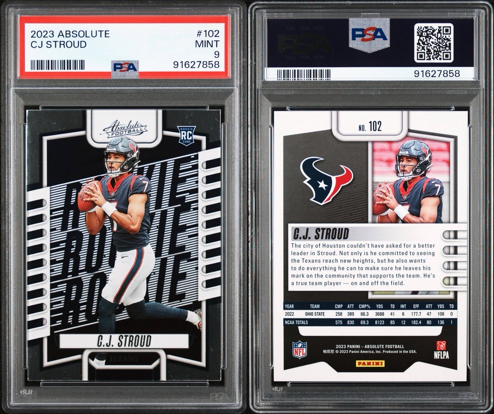 2023 Panini Absolute - Rookies C.J. Stroud #102 (RC)