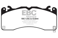 Bremsbelagsatz Scheibenbremse Ebc Brakes DP43040R FüR Ford Mustang Convertible