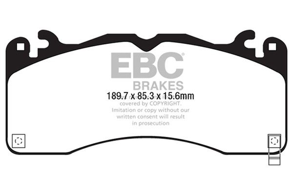 Bremsbelagsatz Scheibenbremse Ebc Brakes DP43040R FüR Ford Mustang Convertible-image