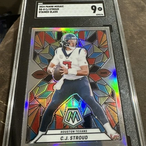 2024 Panini Mosaic #SG-8 CJ Stroud Stained Glass