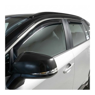 Windabweiser Regenabweiser für Toyota RAV4 2019-2025 Dunkel Acryl 4tlg