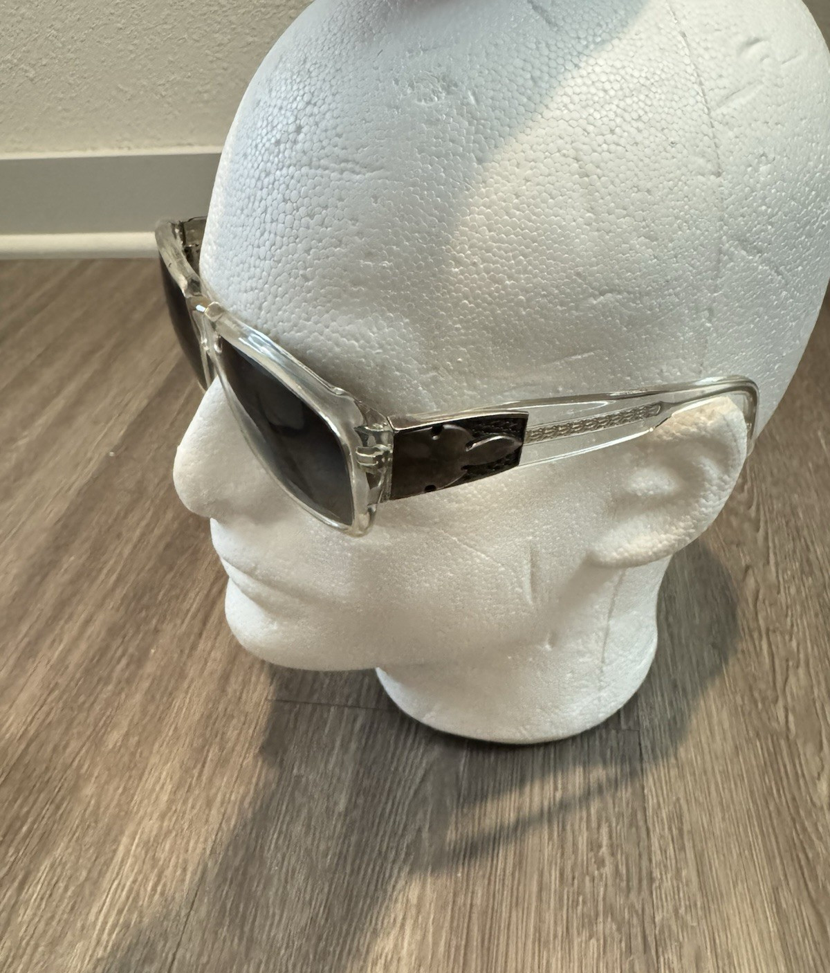 FRAMES ONLY - Authentic Chrome Hearts G-MONEY I CRYS 55mm Crystal Silver Japan