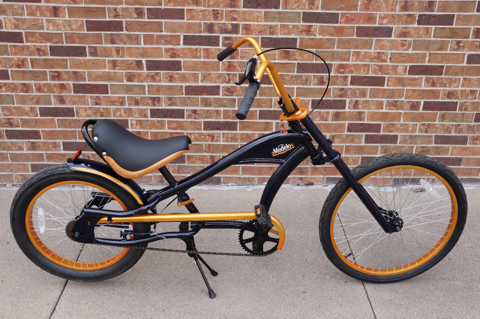 Modelo Beer Lowrider Chopper Bicycle Bike, Gold, Dark Blue,RARE, Limited to 440.