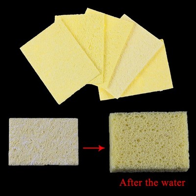 5Pcs Cleaning Sponge Cleaner fr Enduring Electric Welding Soldering Iron RcH**p