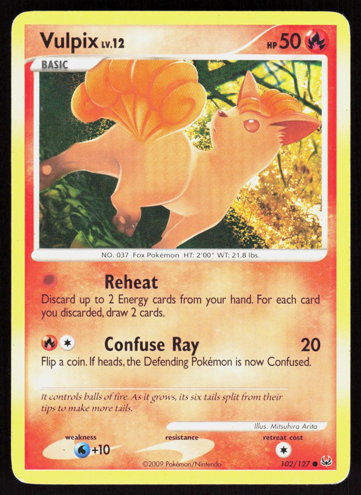 Vulpix 102/127 - Pokemon Platinum - Common - HP