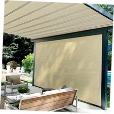 Shade Cloth Fabric Roll 6'x50' Replacement Canopy Pergola Shade 0 6'x50' Beige