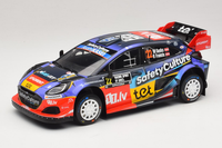 18RMC240 Ford Puma Rally1 N22 M. Sesks / R. Francis Rally Sweden 2025 Ixo 1/18