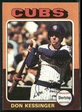 Don Kessinger 1975 Topps #315 NR-MINT Chicago Cubs Baseball Card