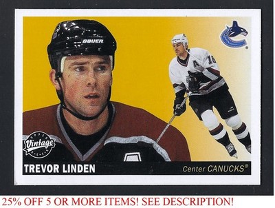 2002-03 Upper Deck Vintage #244 Trevor Linden Vancouver Canucks