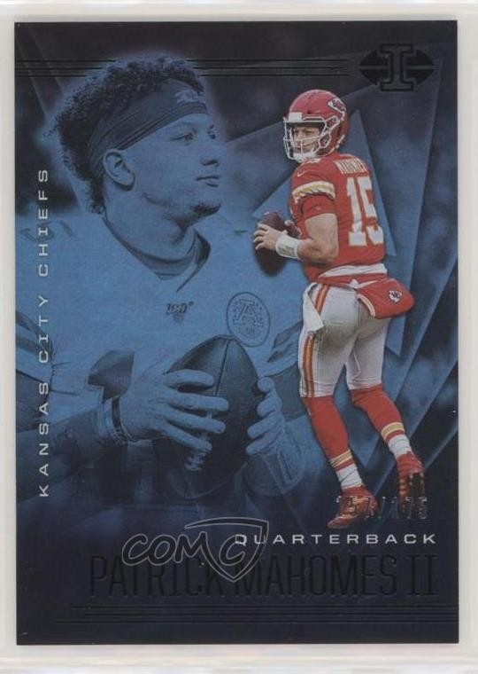2020 Panini Illusions Trophy Collection Teal 157/175 Patrick Mahomes II #2 o7m