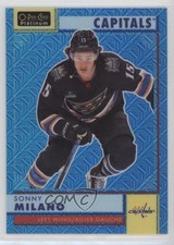 2022-23 O-Pee-Chee Platinum Retro Blue Traxx 170/199 Sonny Milano #R-53 b8c
