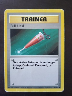 Pokémon Full Heal 82/102 Base Set Unlimited Regular 