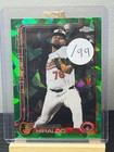 Front of 2025 Topps Chrome Update Series Sapphire Edition - Yaramil Hiraldo #USC78 Green