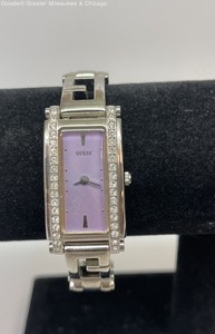 Guess Silver Tone Model G75851L Wristwatch 39.5g