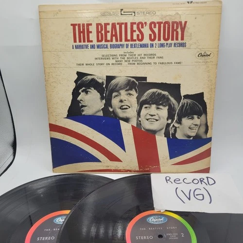 The Beatles Story LP Vinyl 1964 Original 2 LP MONO Capitol Album