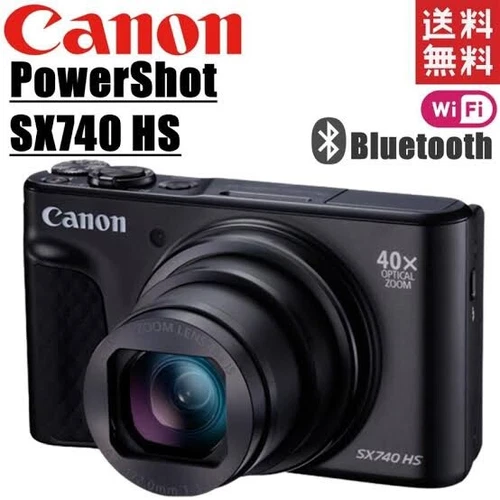 [NEW]Canon PowerShot SX740 HS - Black - Picture 1 of 9