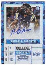 2017 Contenders Draft College Ticket Cracked Ice AUTO /23 #287 Randall Goforth