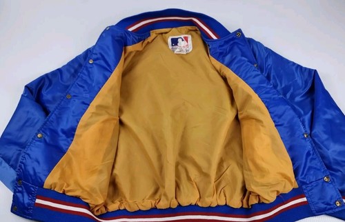 Vintage Texas Rangers MLB Baseball Jacket Shain Of Canada Blank Rare Size Large - Picture 5 of 12