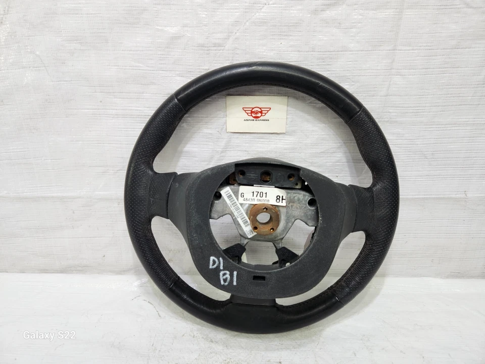 Volante Nissan Sentra 2009-2010 cuero negro OEM 48430-9N00B Foto 3 de 4