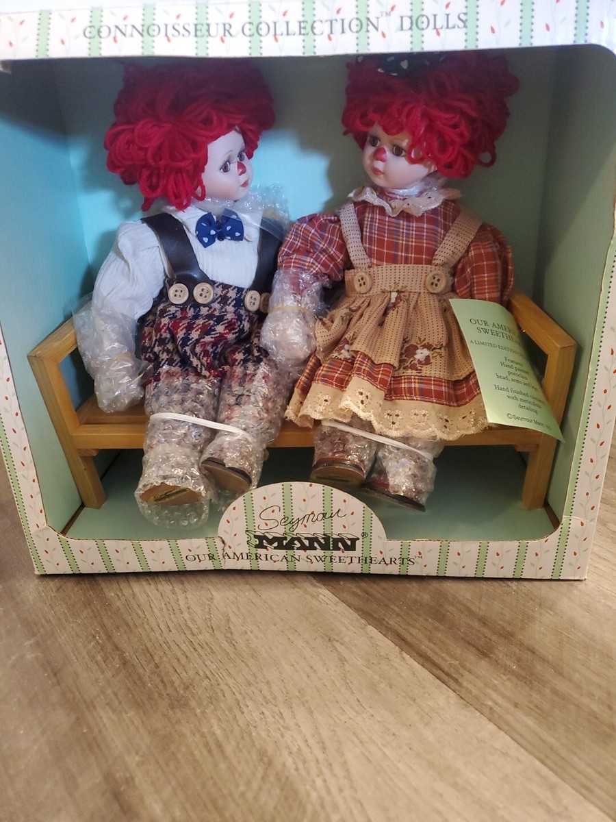 Seymour Mann Collectible Dolls Our Sweethearts Raggedy Ann & Andy